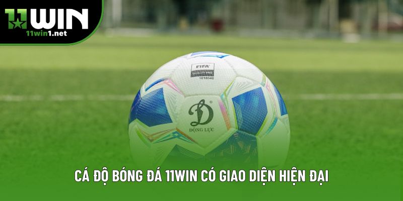 Cá độ bóng đá 11win có giao diện hiện đại