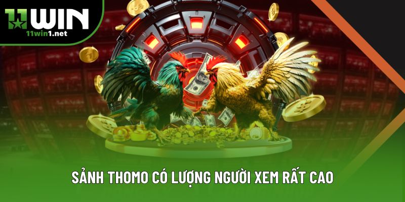 Sảnh Thomo có lượng người xem rất cao