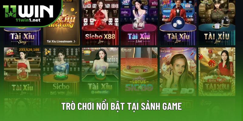 Trò chơi nổi bật tại sảnh game